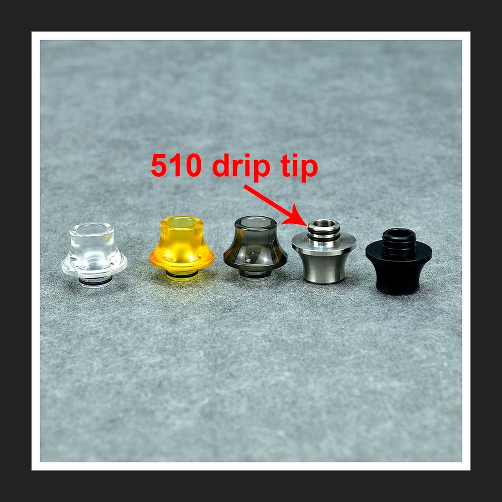 Resin Drip Tip for Taifun GT5, - đánh giá và giá Drip Tip Resin