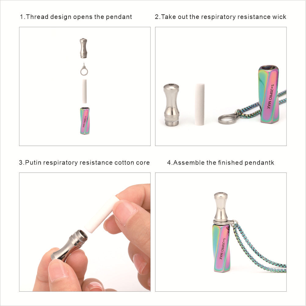 Stainless Steel Inhaler Neckla - đánh giá và giá Vaping Air