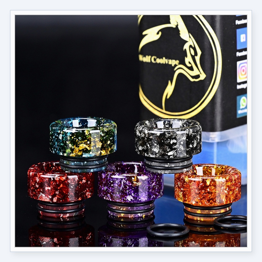 5pcs Wolfcoolvape 810 Drip Tip - đánh giá và giá Drip Tip Resin