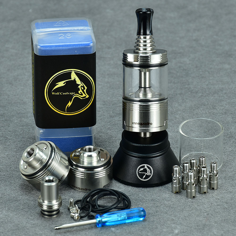 Wolfcoolvape Moka mtl RTA Rebu - đánh giá và giá Vaping Air