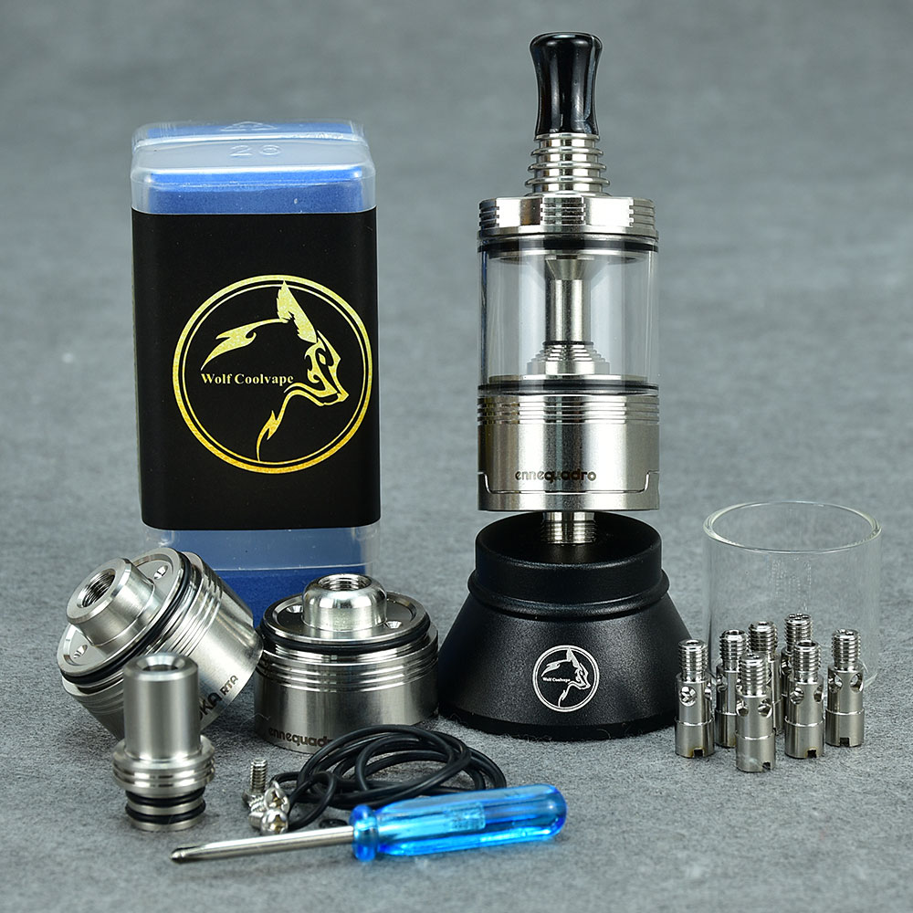 Wolfcoolvape Moka mtl RTA Rebu - đánh giá và giá Vaping Air