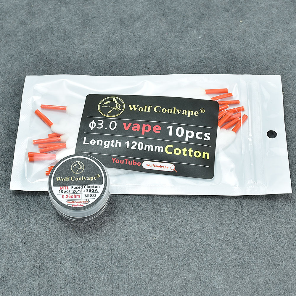Wolfcoolvape Tiền Xây Dựng Làm - đánh giá và giá Clapton Wire Pre Built