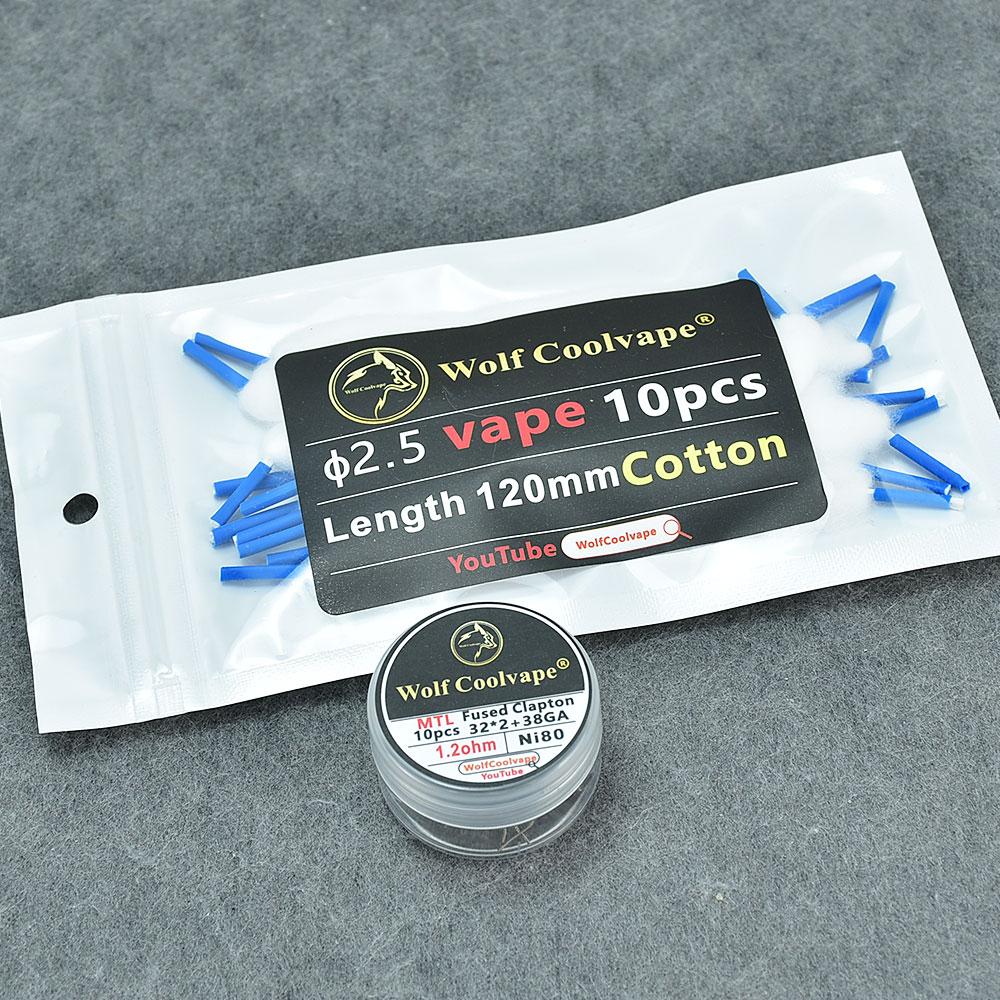 Wolfcoolvape Tiền Xây Dựng Làm - đánh giá và giá Clapton Wire Pre Built