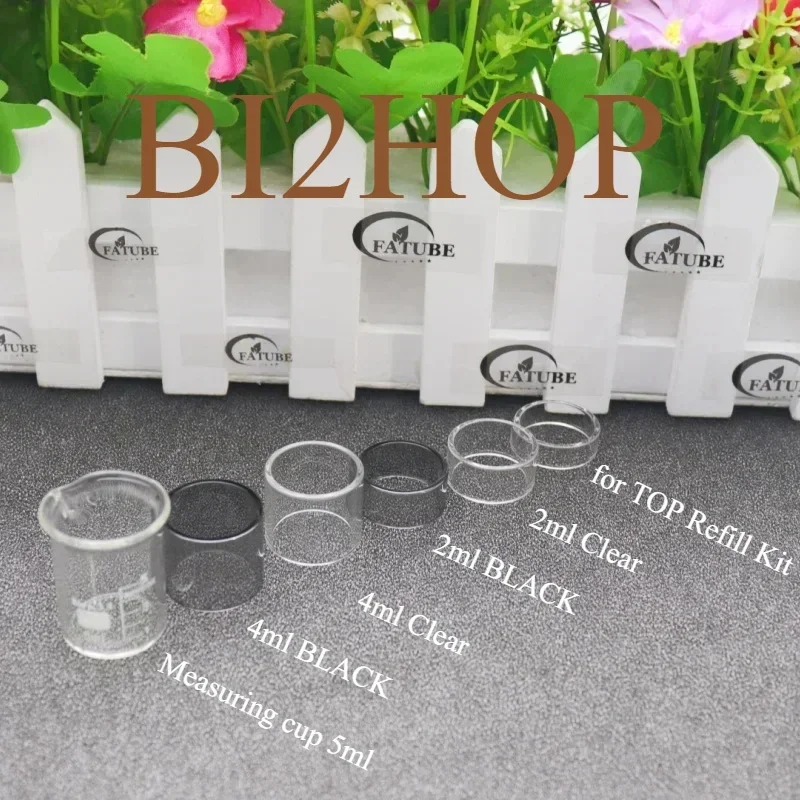 5PCS Clear Black Measuring Cup - đánh giá và giá Drip Tip Resin